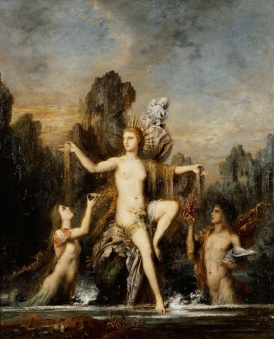 Venere che sorge dal mare da Gustave Moreau