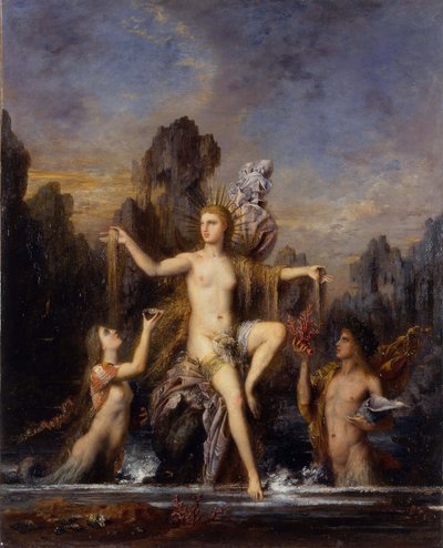 Venere che sorge dal mare (Venere Anadiomene) da Gustave Moreau