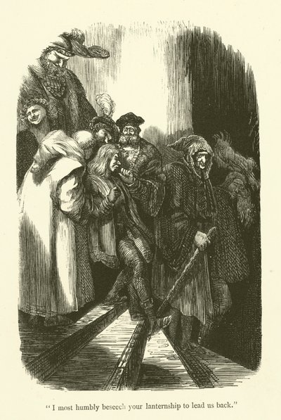 Illustrazione per le opere di Rabelais da Gustave after Dore