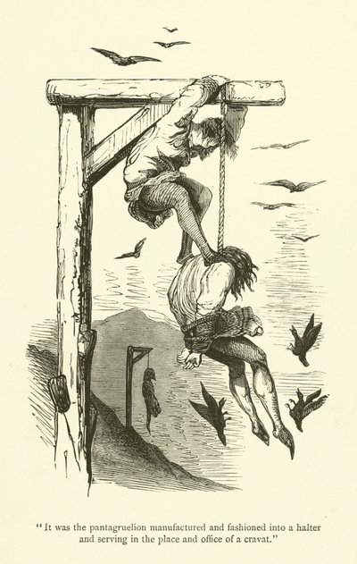Illustrazione per le opere di Rabelais da Gustave after Dore