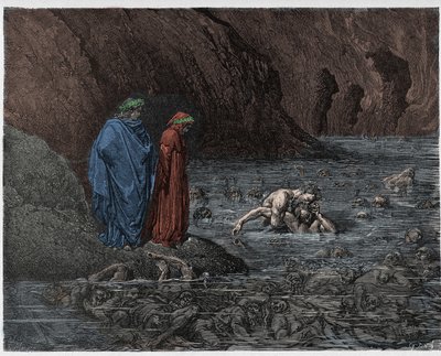 Inferno, Canto 32: Ugolino rosicchia la testa dell