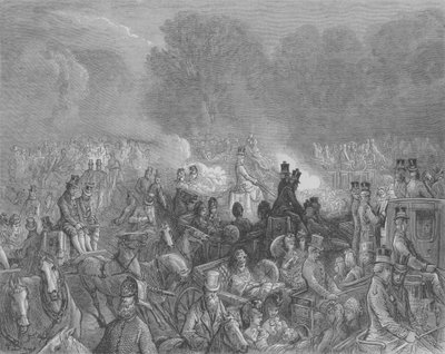 Una strada del West-End alle tre del pomeriggio da Gustave after Dore