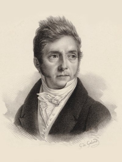 Ritratto del compositore Pierre Jacques Joseph Rode da Gustave de Galard