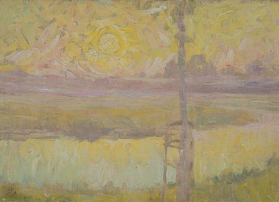 Giardino a Laethem-Saint-Martin, c.1910 da Gustave de Smet