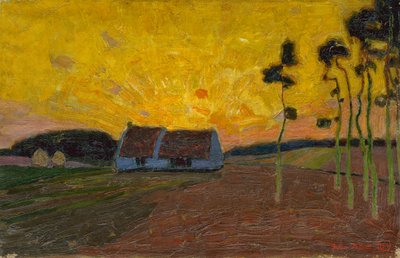 Paesaggio a Sint-Martens-Latem da Gustave de Smet