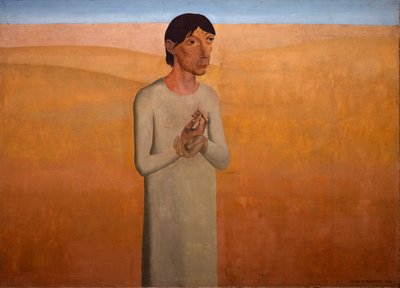 Cristo nel deserto da Gustave Van de Woestyne