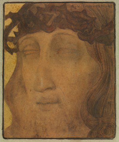 Cristo con la corona di spine da Gustave Van de Woestyne