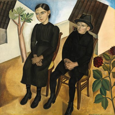 Gaston e sua sorella da Gustave Van de Woestyne