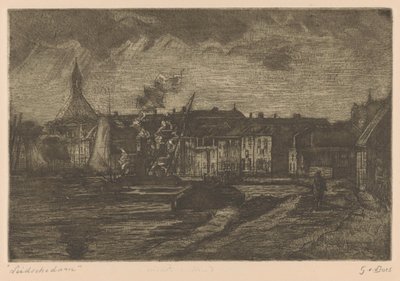 Leidschendam da Gustave van der Does (signed by artist)
