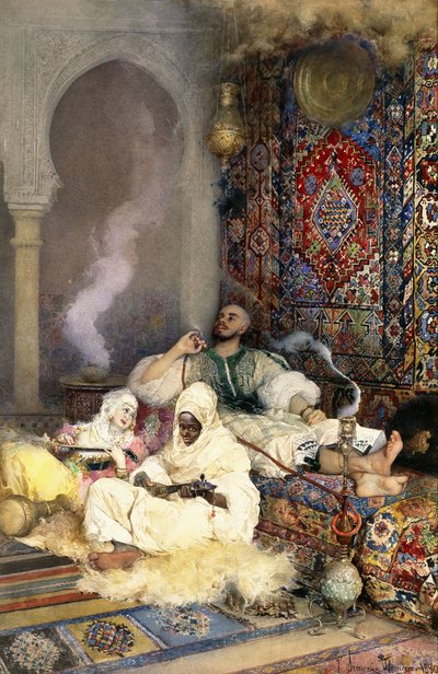 Fumare il Narghilè da Gustavo Simoni