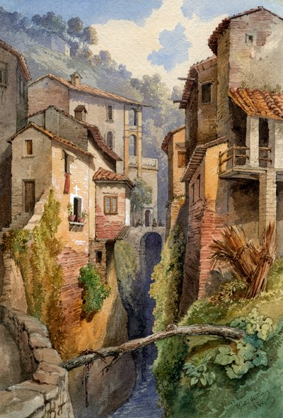 Lucca, Toscana, Italia, 1850 da Gustavo Witting
