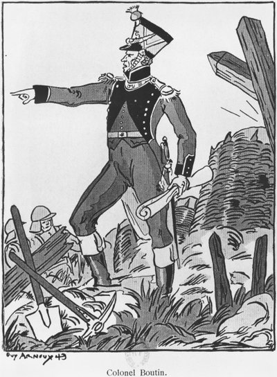 Colonnello Boutin, illustrazione da 