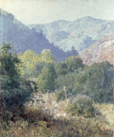 Veduta delle montagne di San Gabriel da Guy Rose