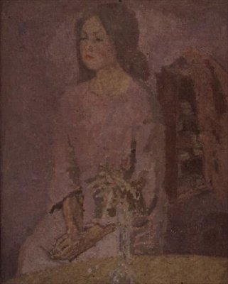 Ragazza in rosa, c.1918 da Gwen John