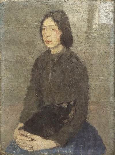 Ragazza con Gatto in Grembo da Gwen John