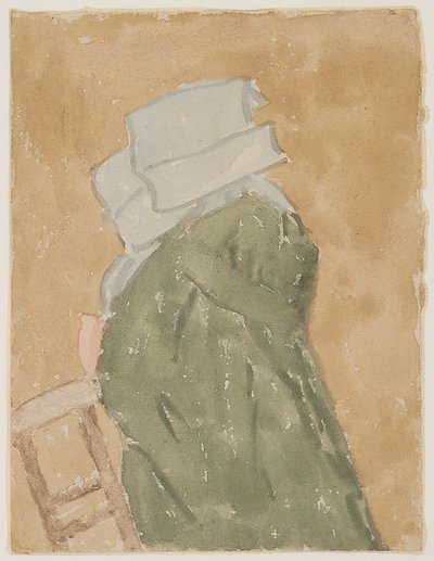 Suora in chiesa da Gwen John