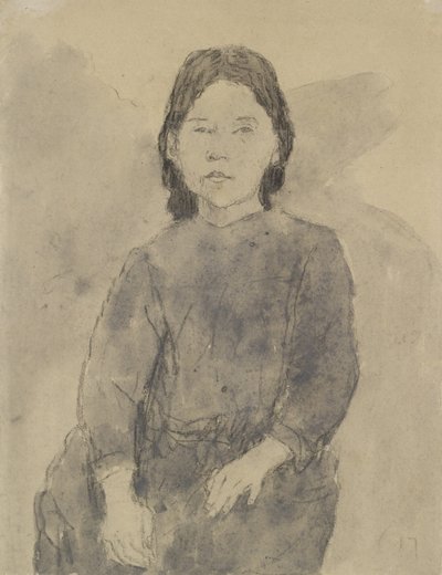 Ragazza seduta (Marie Hamonet?) da Gwen John