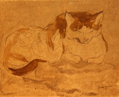 Gatto che Dorme da Gwen John