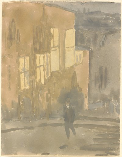 Strada di notte, Meudon da Gwen John