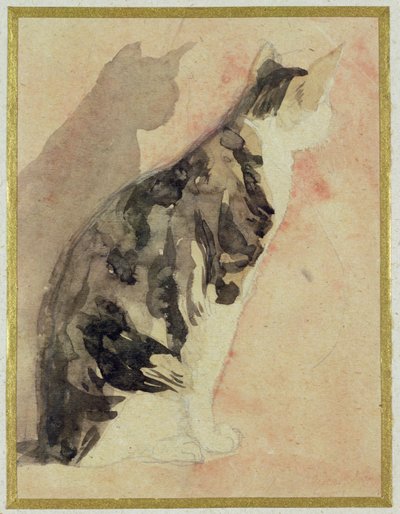 Studio di un gatto da Gwen John