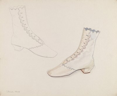 Scarpe da Matrimonio Quacchero, c. 1936 da Gwyneth King