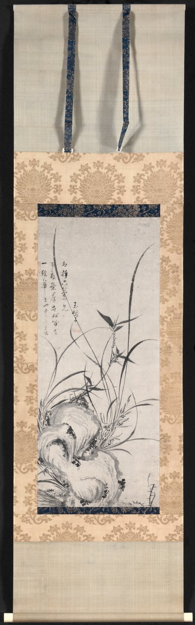 Roccia, Bambù e Orchidee da Gyokuen Bonpō