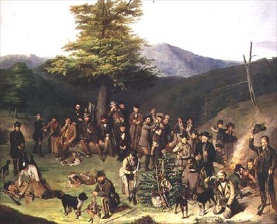 Battuta di caccia nelle colline di Gerecse, 1859 da Gyorgyi Giergl Alajos