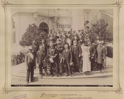 Mostra del Millennio, giornalisti - Budapest XIV Fortepan 82827 da György Klösz