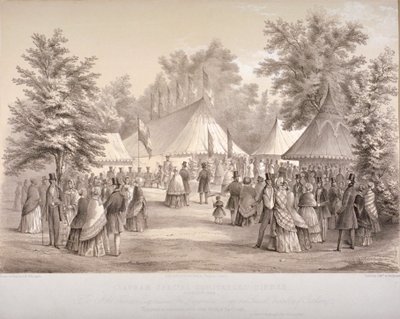 Cena dei Constabili Speciali di Clapham, Clapham, Londra, 1848 da HM Whichelo