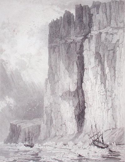Situazione delle Navi H.M. Hecla & Fury, 1 agosto 1825, da 