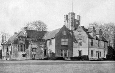 Abbazia di Bisham, Berkshire, da nord-est, 1924-1926 da HN King