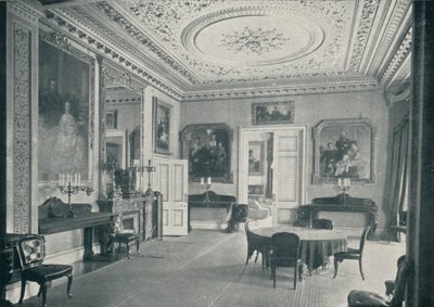 Sala da Pranzo della Regina a Osborne House, c1899, 1901 da HN King