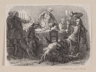 Illustrazione per "Tutto al suo posto" in H.C. Andersen, "Fiabe e storie", Volume 2 da H.P. Hansen