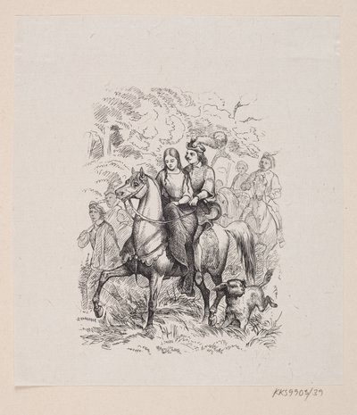 Illustrazione per "I cigni selvatici" in H.C. Andersen, "Fiabe e Storie", Volume 1 da H.P. Hansen