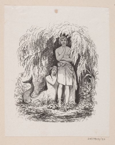 Illustrazione per "La Sirenetta" in H.C. Andersen, "Fiabe e Storie", Volume 1 da H.P. Hansen