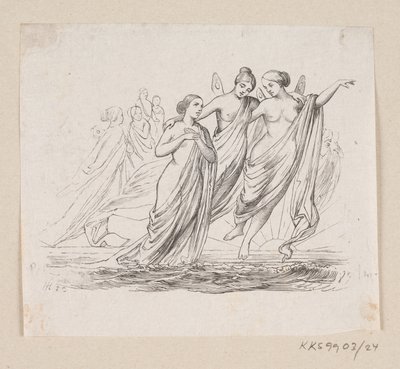 Illustrazione per "La Sirenetta" in H.C. Andersen, "Fiabe e Storie", Volume 1 da H.P. Hansen