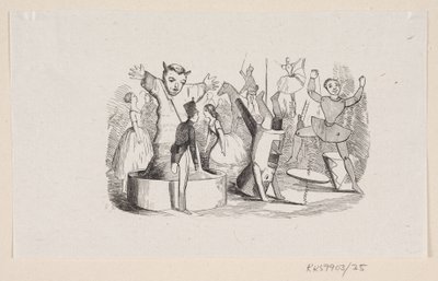 Illustrazione per "Il Soldatino di Piombo" in H.C. Andersen, "Fiabe e Storie", Volume 1 da H.P. Hansen