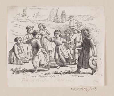 Illustrazione per "Fra et Vindue i Vartou" in H.C. Andersen, "Fiabe e Storie", Volume 2 da H.P. Hansen