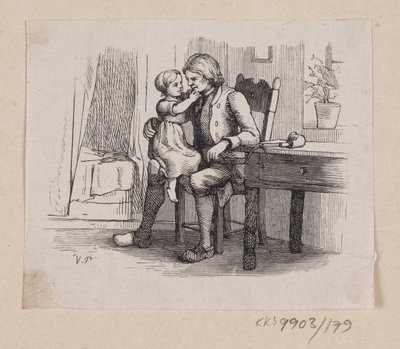 Illustrazione per "Ib e la piccola Christine" in H.C. Andersen, "Fiabe e Storie", Volume 2 da H.P. Hansen
