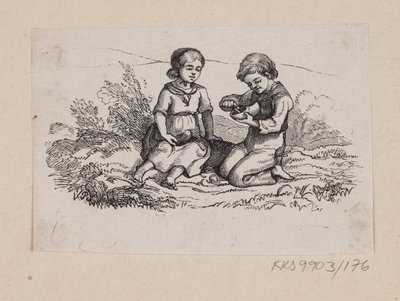 Illustrazione per "Ib e la Piccola Christine" in H.C. Andersen, "Fiabe e Storie", Volume 2 da H.P. Hansen