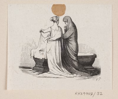 Illustrazione per "Gli stivaletti della fortuna" in H.C. Andersen, "Fiabe e storie", Volume 1 da H.P. Hansen