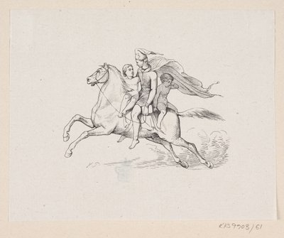 Illustrazione per "Ole Lukøje" in H.C. Andersen, "Fiabe e Storie", Volume 1 da H.P. Hansen