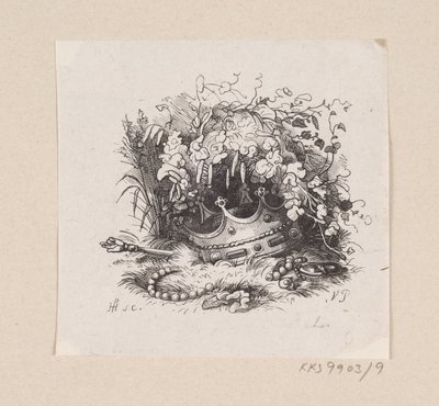 Illustrazione per "La principessa sul pisello" in H.C. Andersen, "Fiabe e storie", Volume 1 da H.P. Hansen