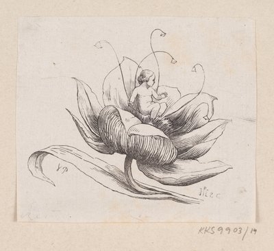 Illustrazione per "Pollicina" in H.C. Andersen, "Fiabe e Storie", Volume 1 da H.P. Hansen