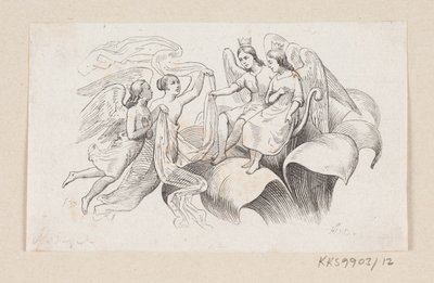Illustrazione per "Pollicina" in H.C. Andersen, "Fiabe e Storie", Volume 1 da H.P. Hansen