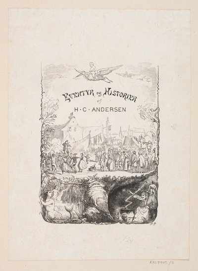 Titolo intermedio n. 2 per H.C. Andersen, "Fiabe e storie", Volume 1 da H.P. Hansen
