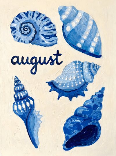 Conchiglie blu d