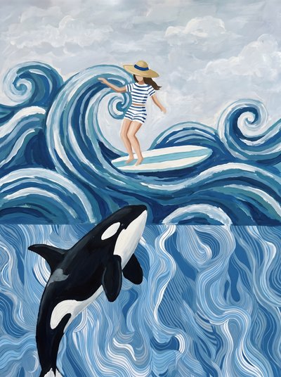 La ragazza surfista e l