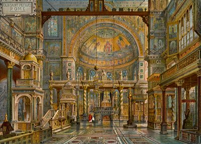 Restauro della Vecchia Basilica di San Pietro, Roma da HW Brewer