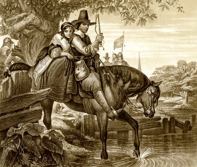 Carlo II in fuga aiutato da Jane Lane da H. Bourne